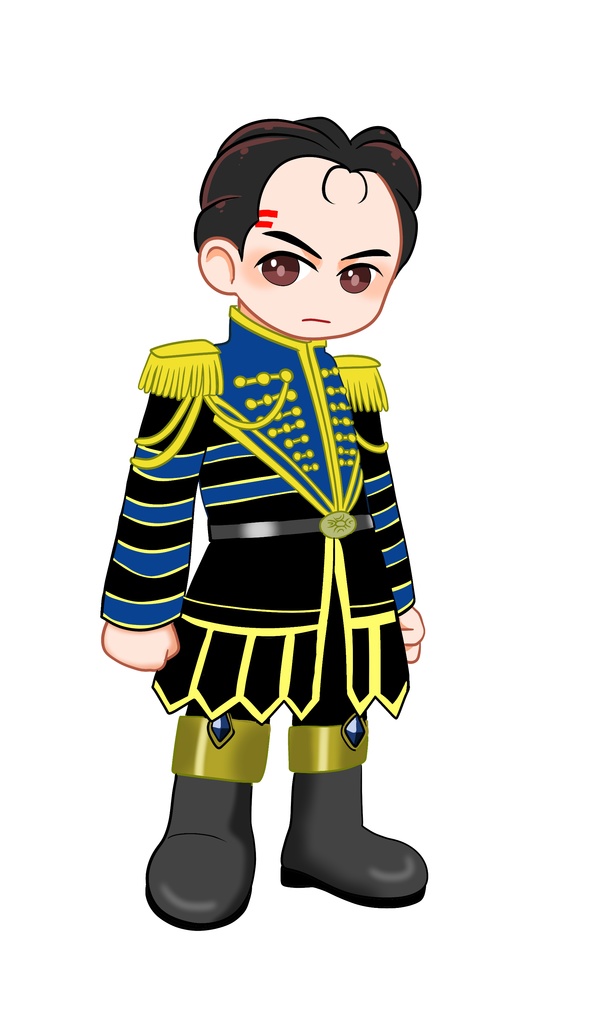 青ラクレス　アクリルキーホルダー