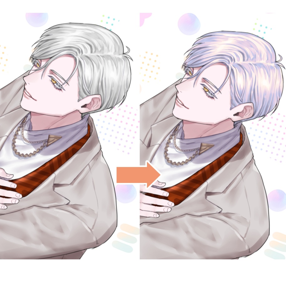 美術講師のグラデーション
