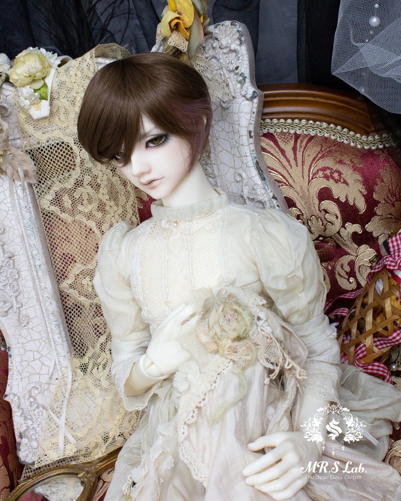 ドールウィッグ 耐熱:【Original REASONABLE label】Mash Short マッシュショート ベリーショコラ 8-9inch