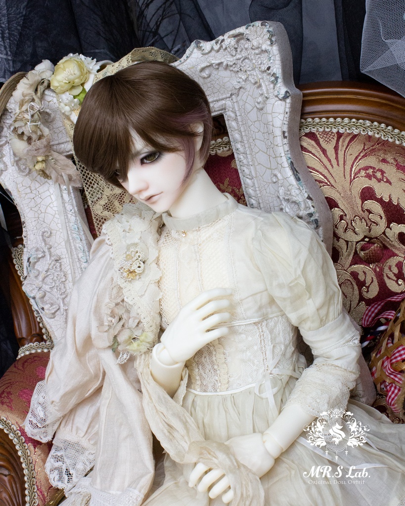 ドールウィッグ 耐熱:【Original REASONABLE label】Mash Short マッシュショート ベリーショコラ 8-9inch