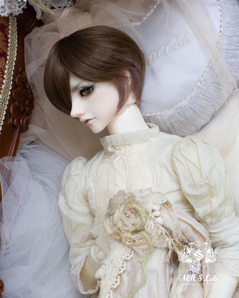ドールウィッグ 耐熱:【Original REASONABLE label】Mash Short マッシュショート ベリーショコラ 8-9inch