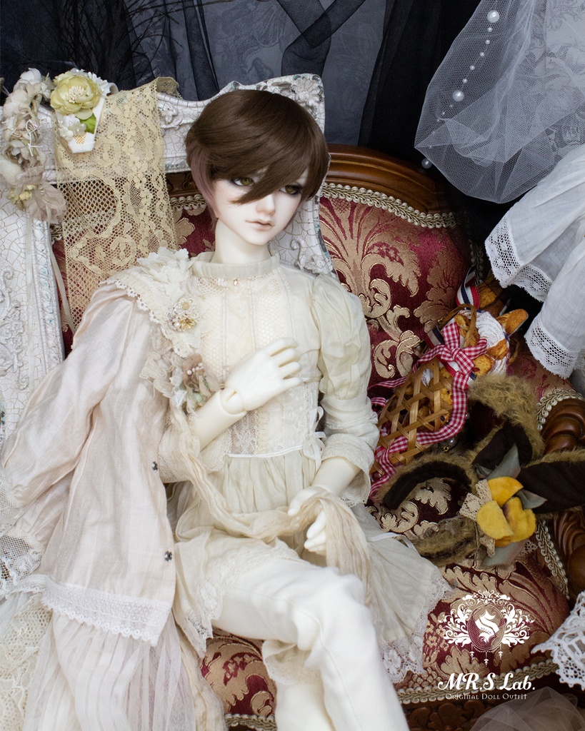 ドールウィッグ 耐熱:【Original REASONABLE label】Mash Short マッシュショート ベリーショコラ 8-9inch