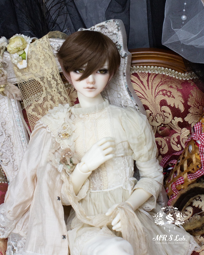 ドールウィッグ 耐熱:【Original REASONABLE label】Mash Short マッシュショート ベリーショコラ 8-9inch