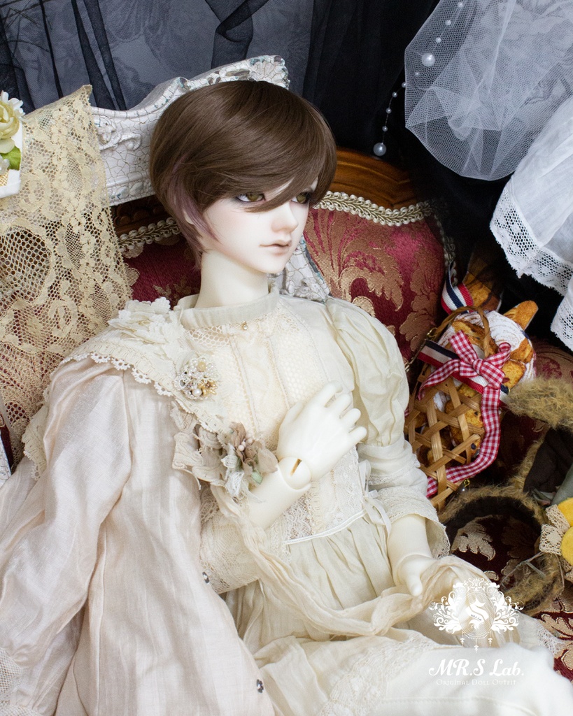 ドールウィッグ 耐熱:【Original REASONABLE label】Mash Short マッシュショート ベリーショコラ 8-9inch