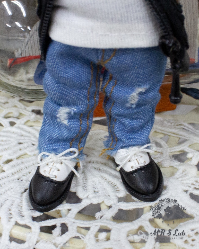 ドールシューズ：【Original】Wing - tip Oxford　ウィングチップオックスフォード ブラック 黒