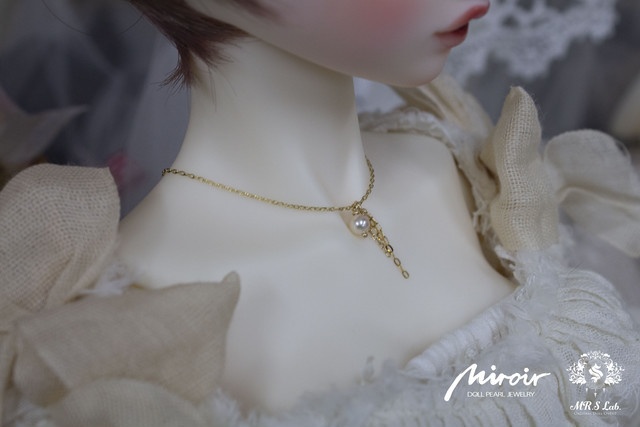 ドールジュエリー 【Miroir DOLL PEARL JEWELRY】LA FRANGE あこや真珠 ネックレス アコヤパール