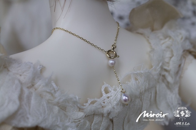 ドールジュエリー 【Miroir DOLL PEARL JEWELRY】LA FRANGE あこや真珠 ネックレス アコヤパール