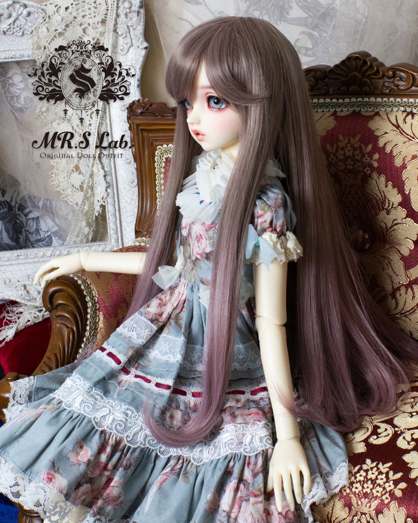 ドールウィッグ 耐熱:【Original REASONABLE label】Relax Long リラックスロング ピーチミックス 8-9inch