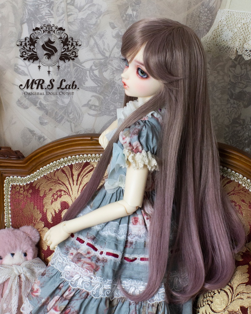 ドールウィッグ 耐熱:【Original REASONABLE label】Relax Long リラックスロング ピーチミックス 8-9inch