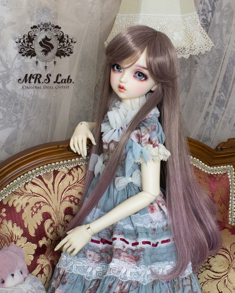 ドールウィッグ 耐熱:【Original REASONABLE label】Relax Long リラックスロング ピーチミックス 8-9inch