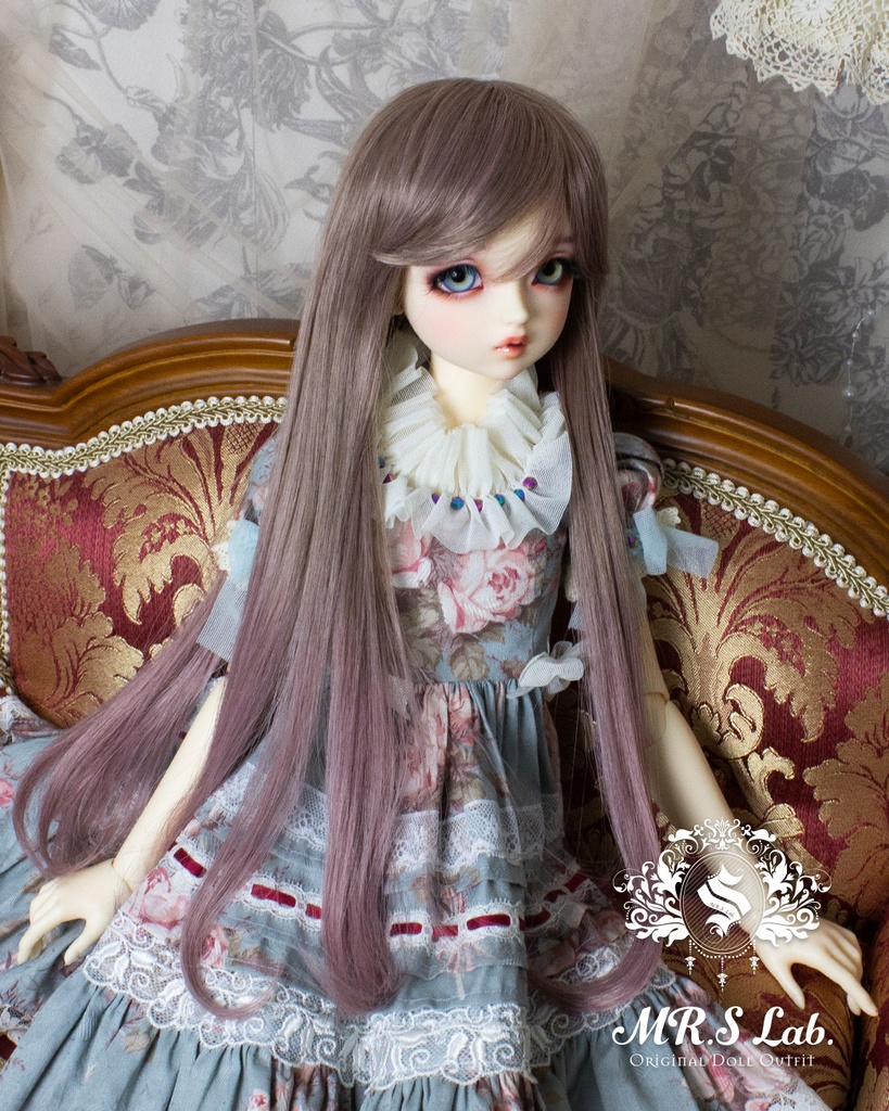 ドールウィッグ 耐熱:【Original REASONABLE label】Relax Long リラックスロング ピーチミックス 8-9inch