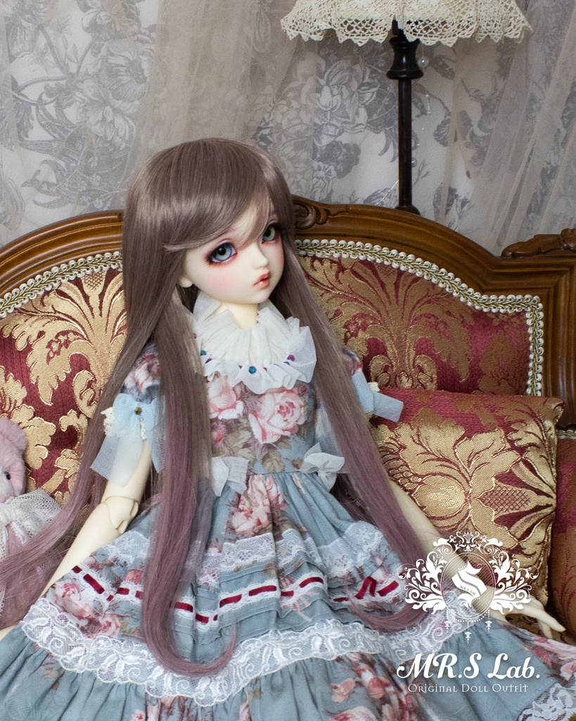 ドールウィッグ 耐熱:【Original REASONABLE label】Relax Long リラックスロング ピーチミックス 8-9inch