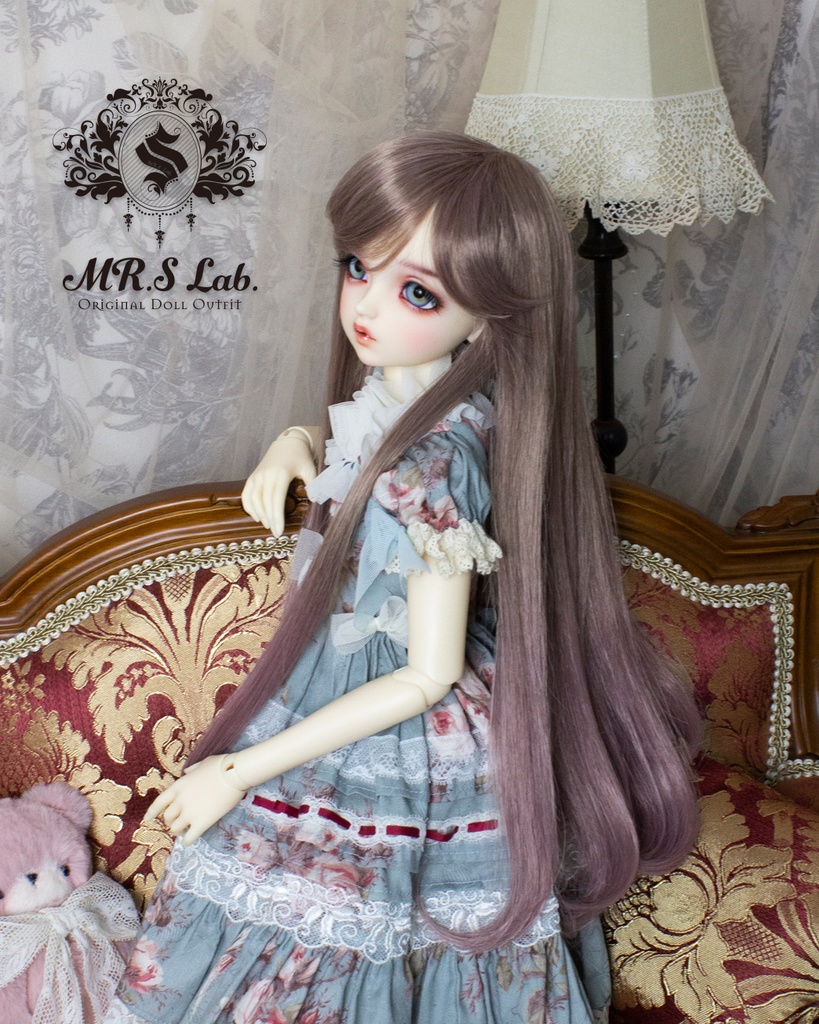 ドールウィッグ 耐熱:【Original REASONABLE label】Relax Long リラックスロング ピーチミックス 8-9inch
