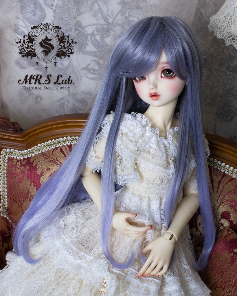 ドールウィッグ 耐熱:【Original REASONABLE label】Relax Long リラックスロング ラベンダーミックス 8-9inch