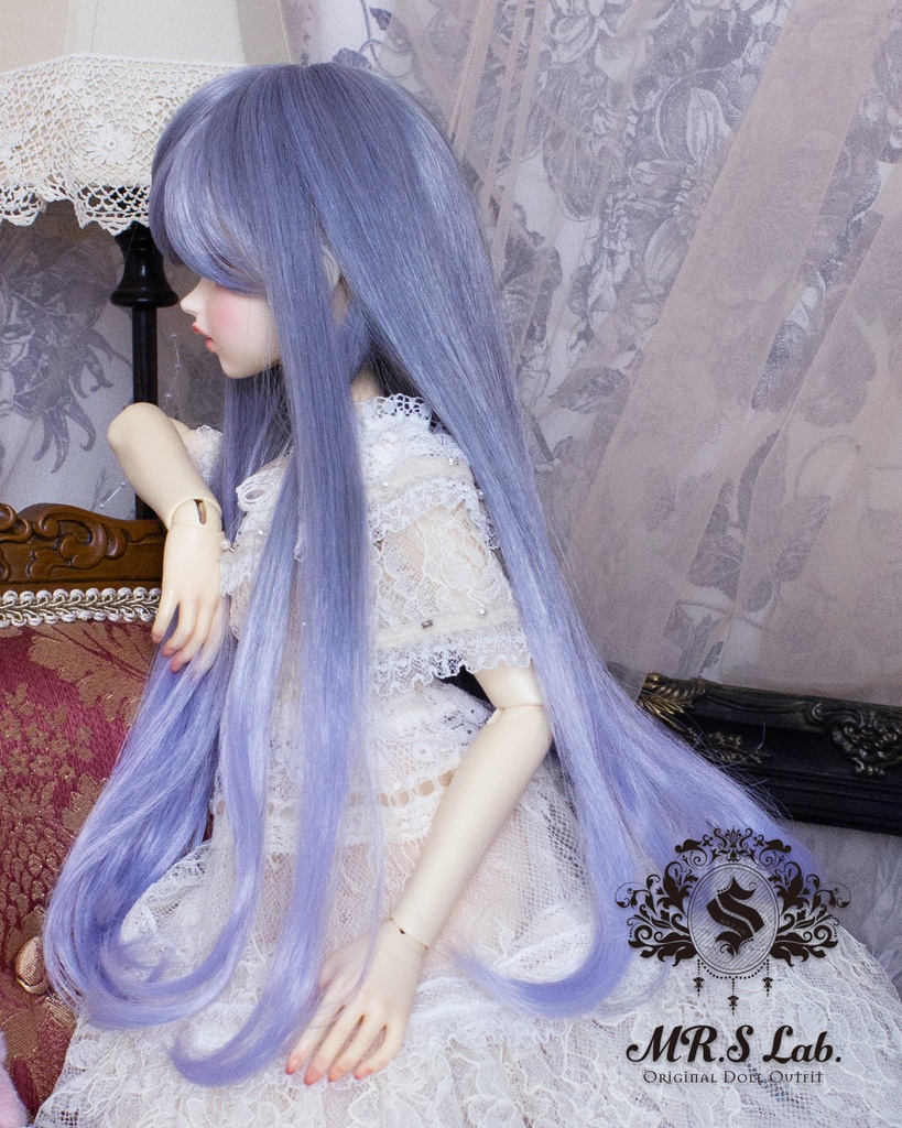 ドールウィッグ 耐熱:【Original REASONABLE label】Relax Long リラックスロング ラベンダーミックス 8-9inch
