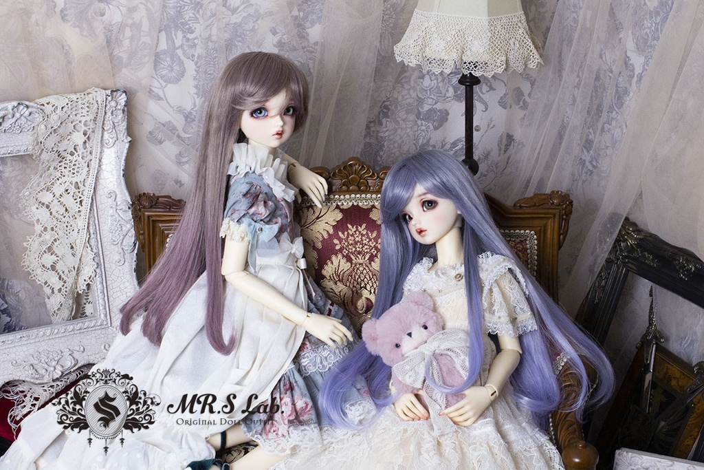 ドールウィッグ 耐熱:【Original REASONABLE label】Relax Long リラックスロング ラベンダーミックス 8-9inch