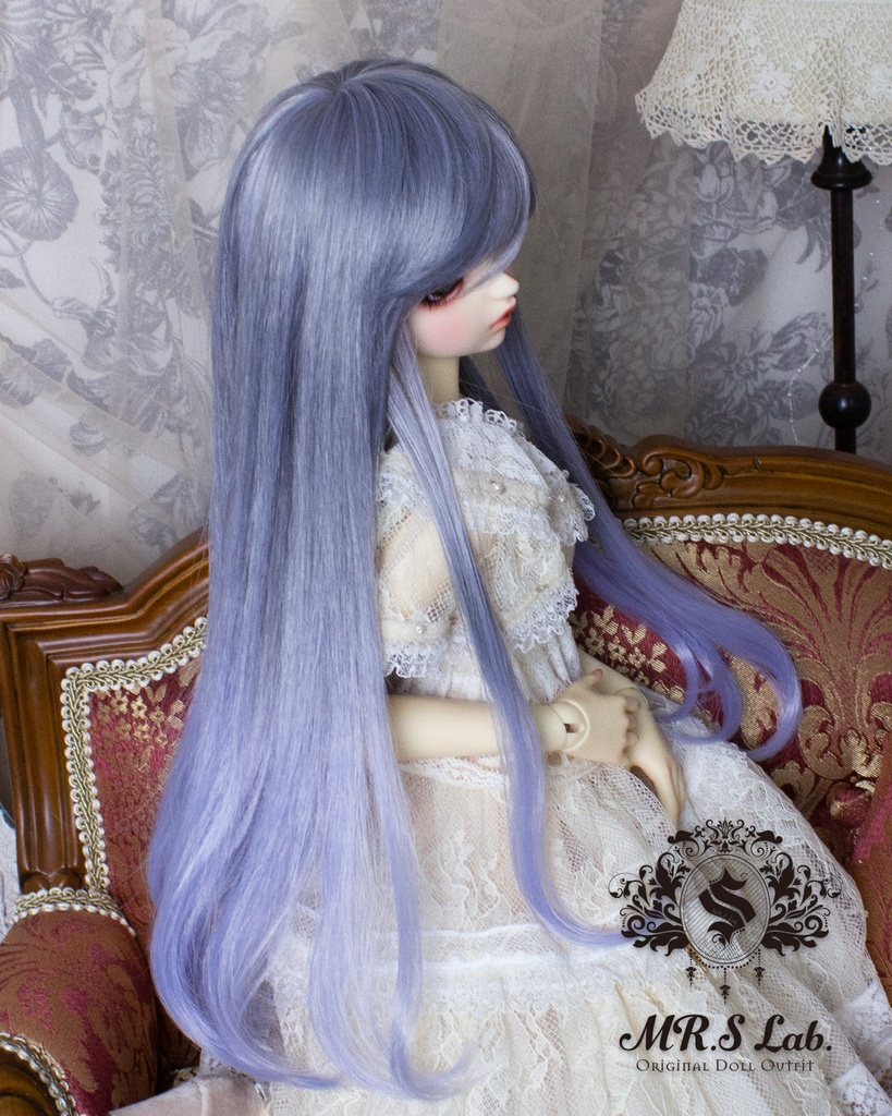 ドールウィッグ 耐熱:【Original REASONABLE label】Relax Long リラックスロング ラベンダーミックス 8-9inch