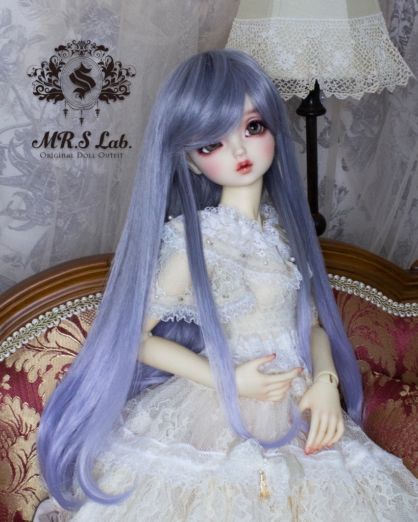 ドールウィッグ 耐熱:【Original REASONABLE label】Relax Long リラックスロング ラベンダーミックス 8-9inch