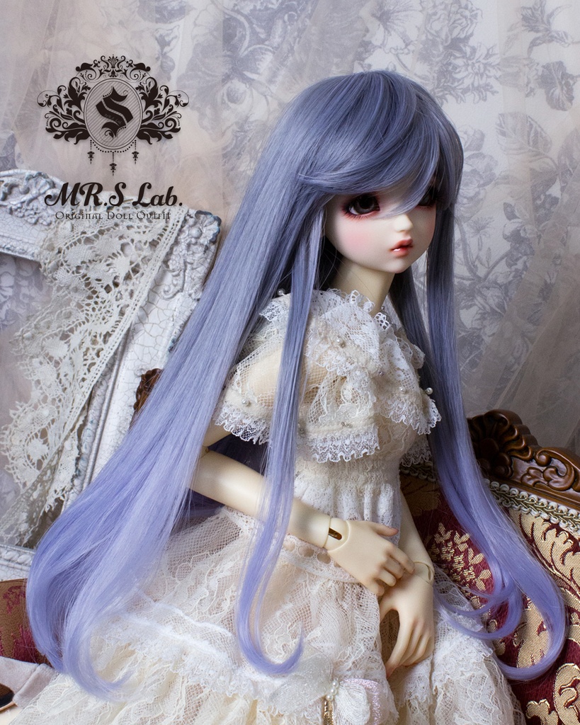 ドールウィッグ 耐熱:【Original REASONABLE label】Relax Long リラックスロング ラベンダーミックス 8-9inch
