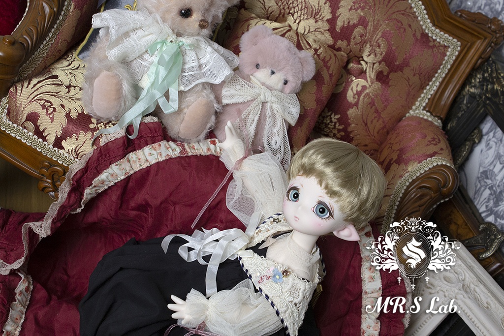 ドールウィッグ モヘア:Angel Short エンジェルショート ビスケット 8-9 inch