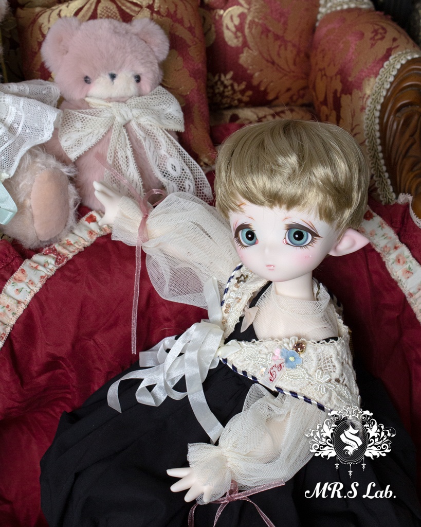 ドールウィッグ モヘア:Angel Short エンジェルショート ビスケット 8-9 inch