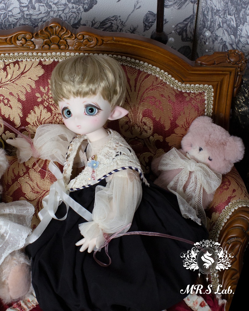 ドールウィッグ モヘア:Angel Short エンジェルショート ビスケット 8-9 inch