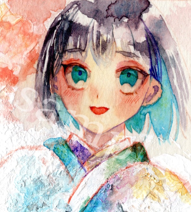 ミニ原画　錦