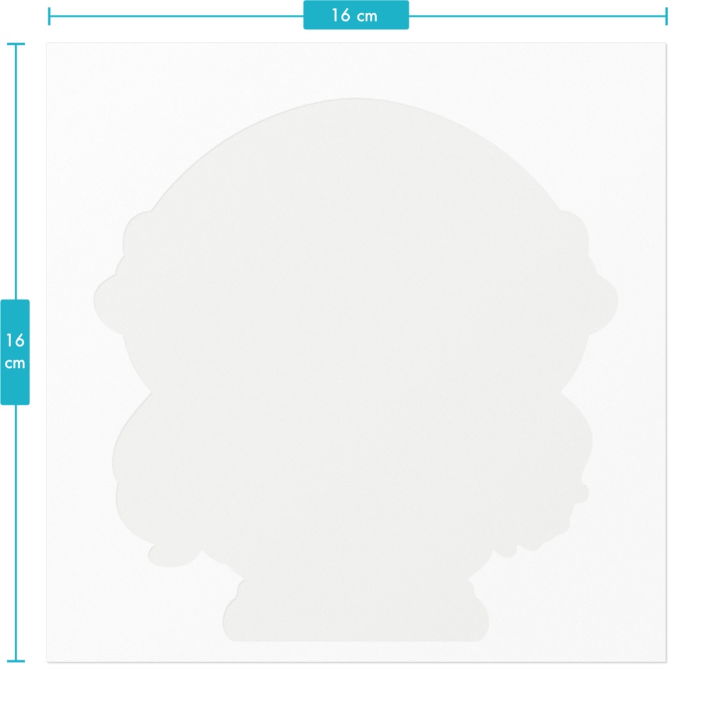 夜呑メア/ステッカー≪特大≫160×160mm