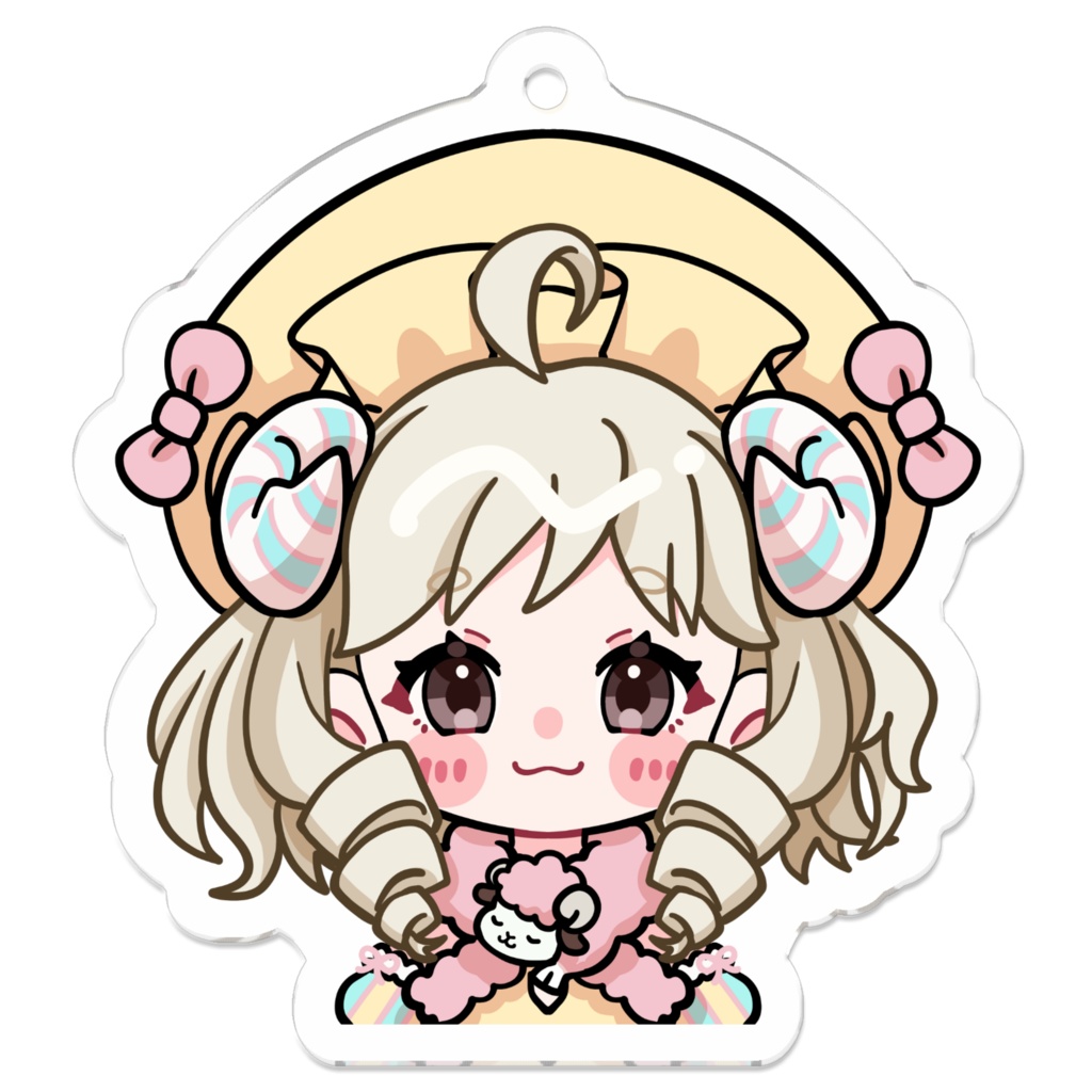 夜呑メア／アクリルキーホルダー≪小≫50×50mm