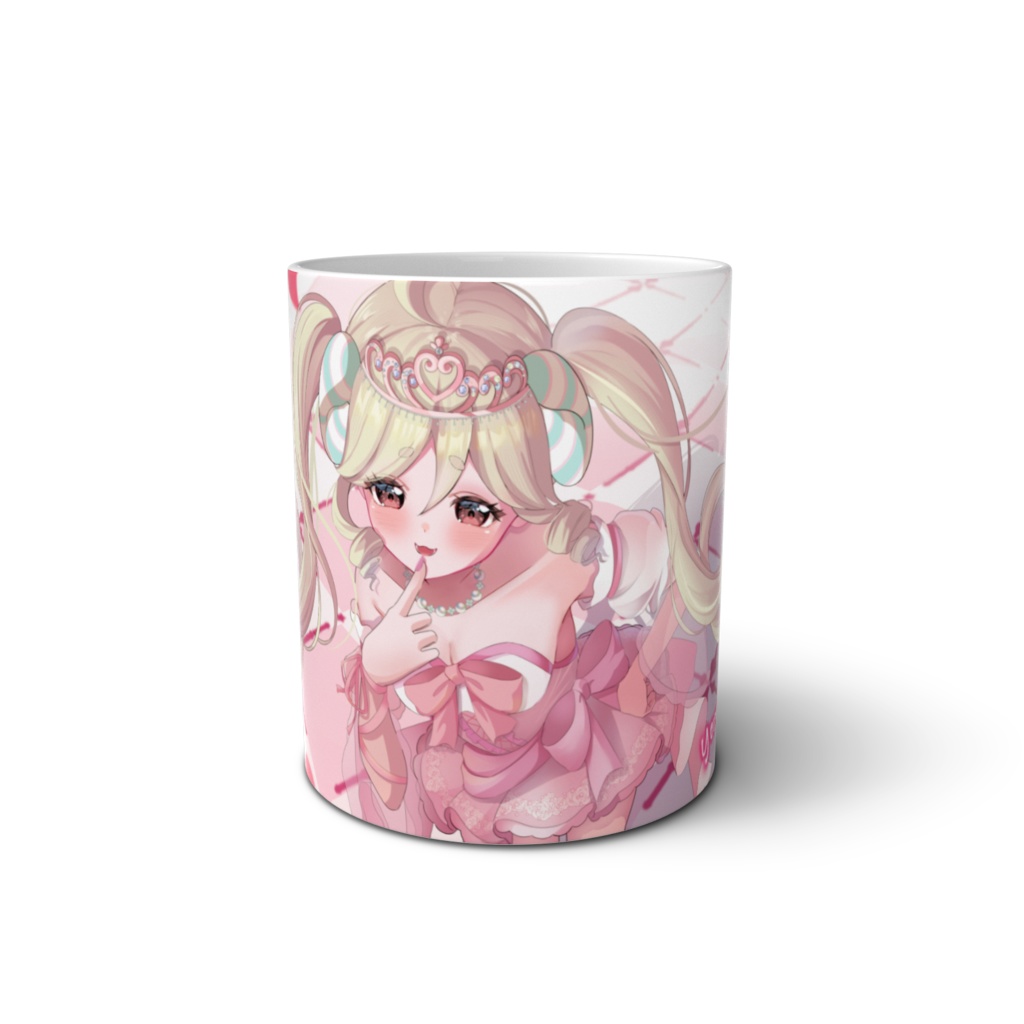 夜呑メア／マグカップ／手書き名前入り