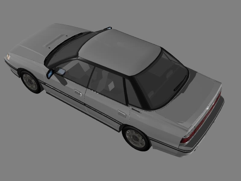 1989年型スバル・レガシィ風4ドアセダン