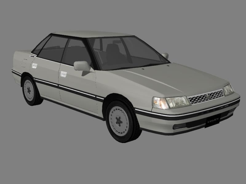 1989年型スバル・レガシィ風4ドアセダン