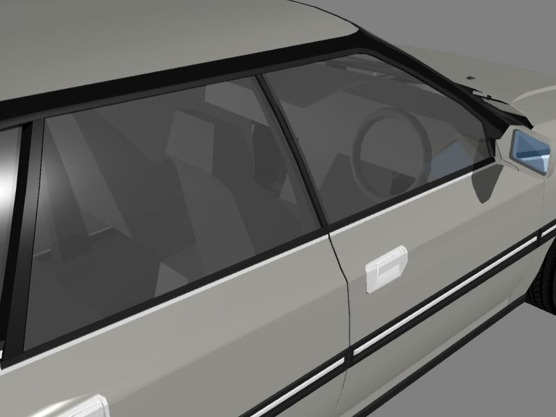 1989年型スバル・レガシィ風4ドアセダン