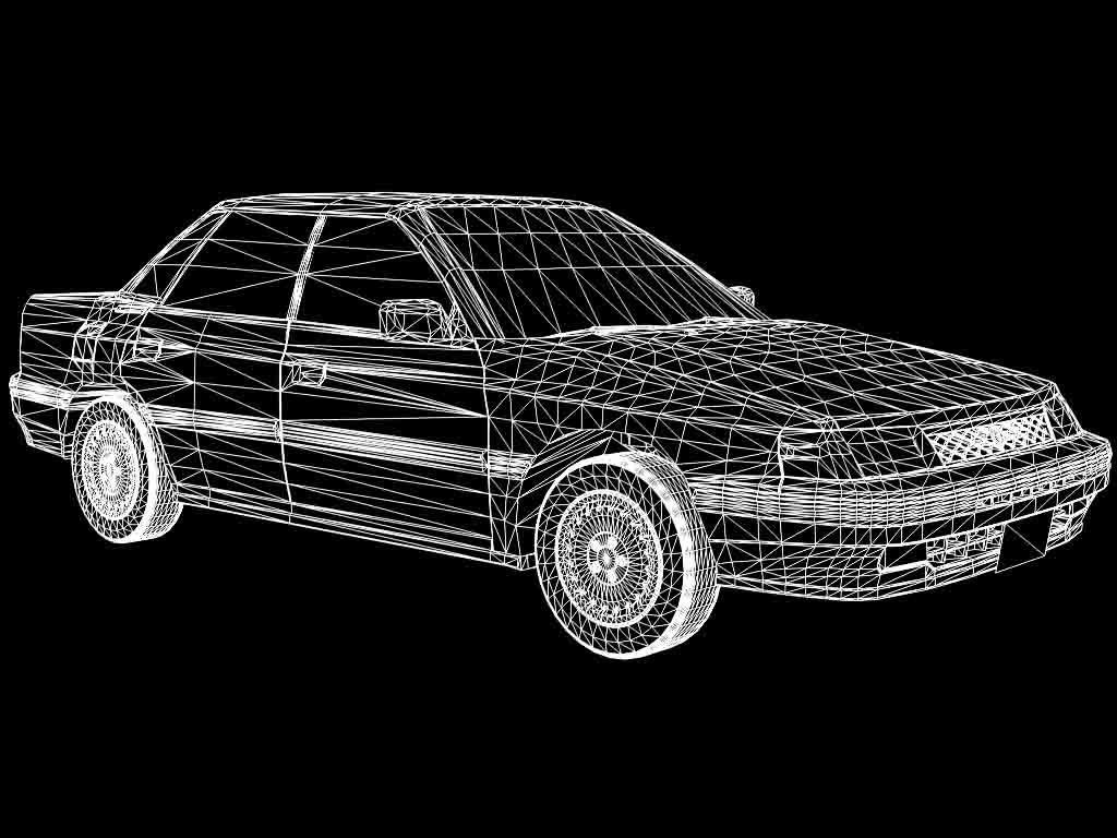 1989年型スバル・レガシィ風4ドアセダン