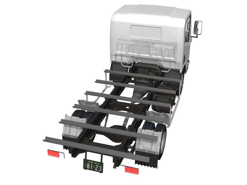 2006年型いすゞ・エルフ風宅配トラック