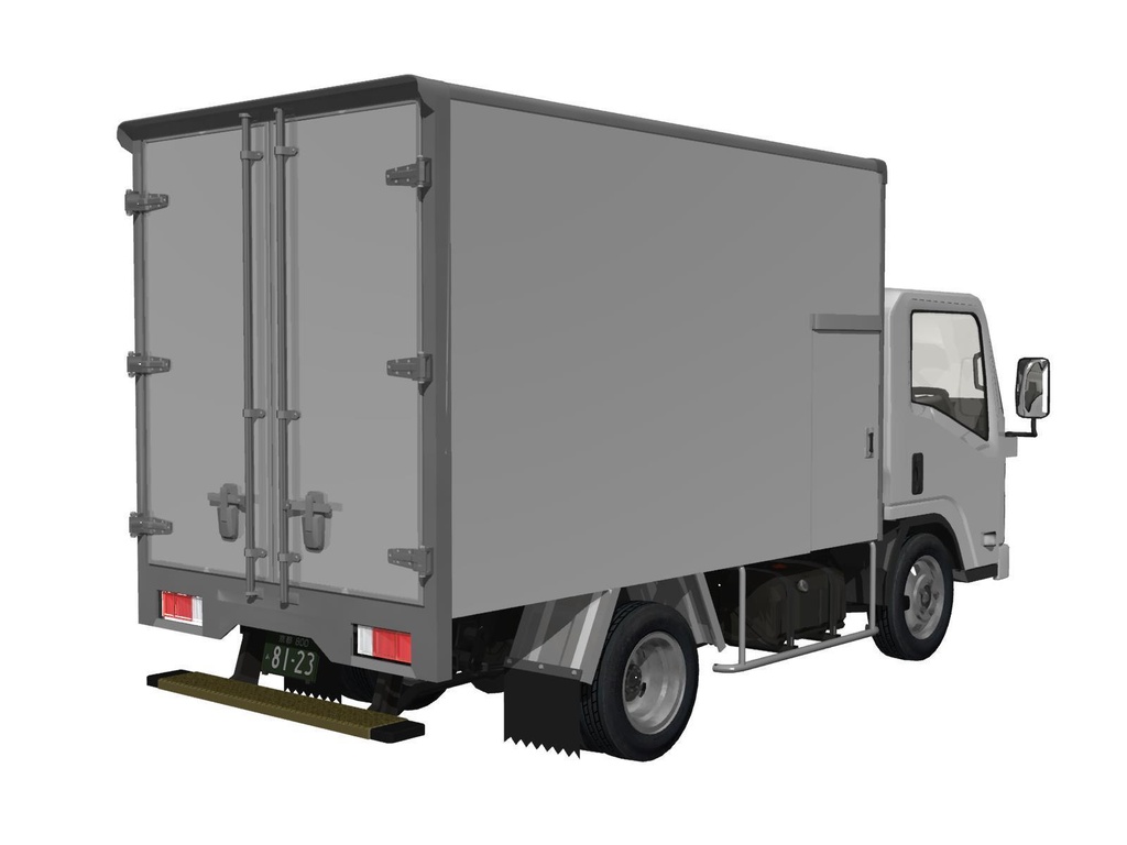 2006年型いすゞ・エルフ風宅配トラック