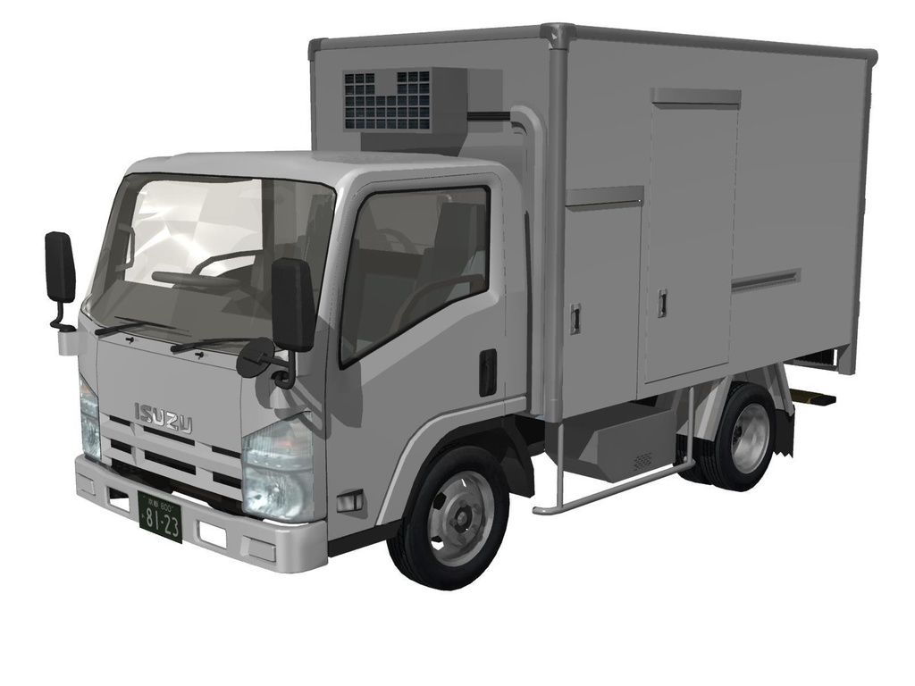 2006年型いすゞ・エルフ風宅配トラック - ジェットブリック - BOOTH