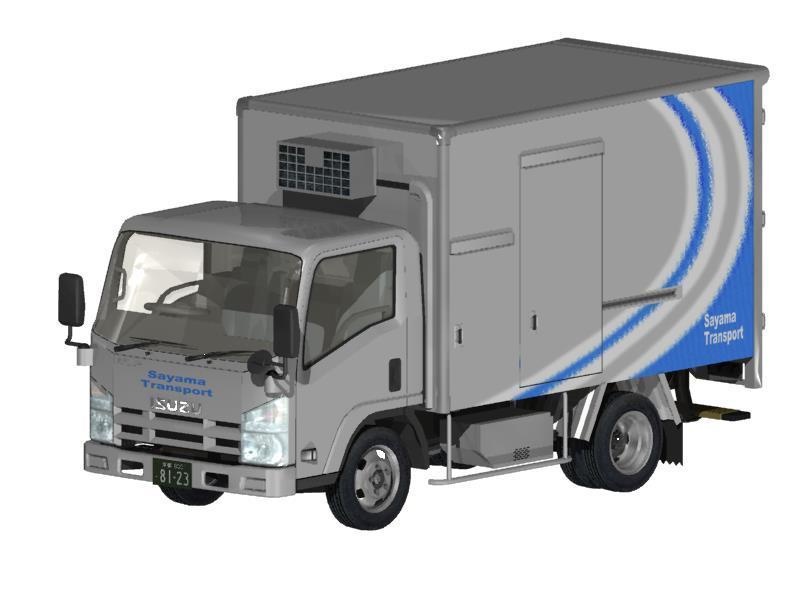 2006年型いすゞ・エルフ風宅配トラック