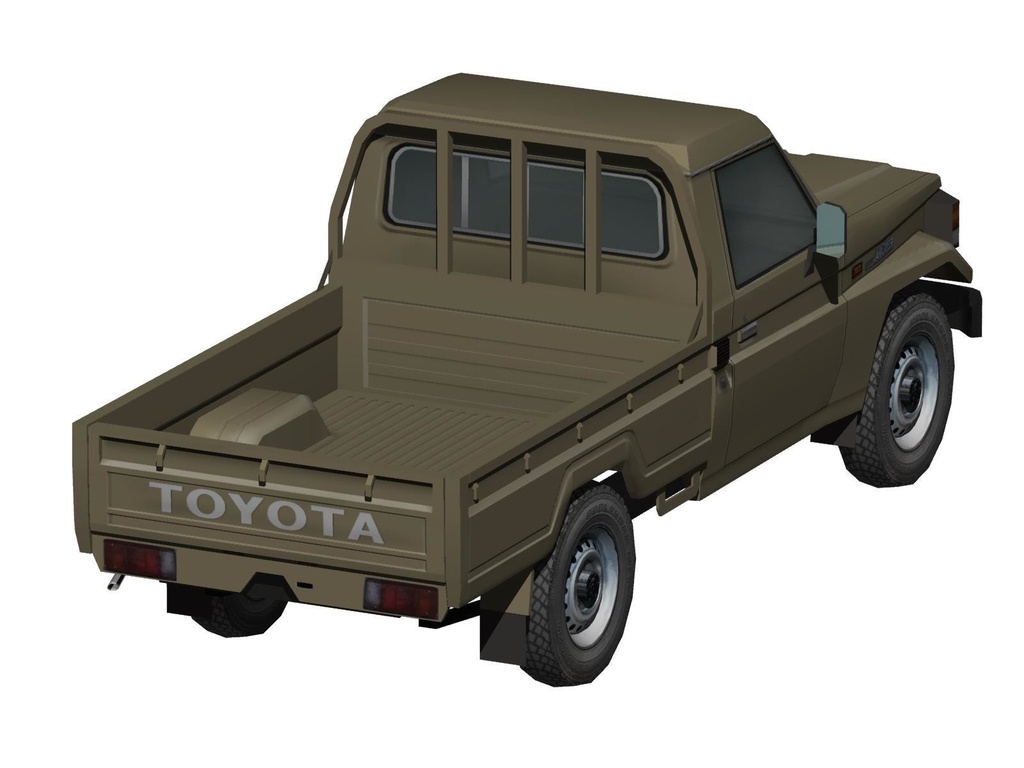 トヨタ・ランドクルーザー79風ピックアップトラック【おまけつき】