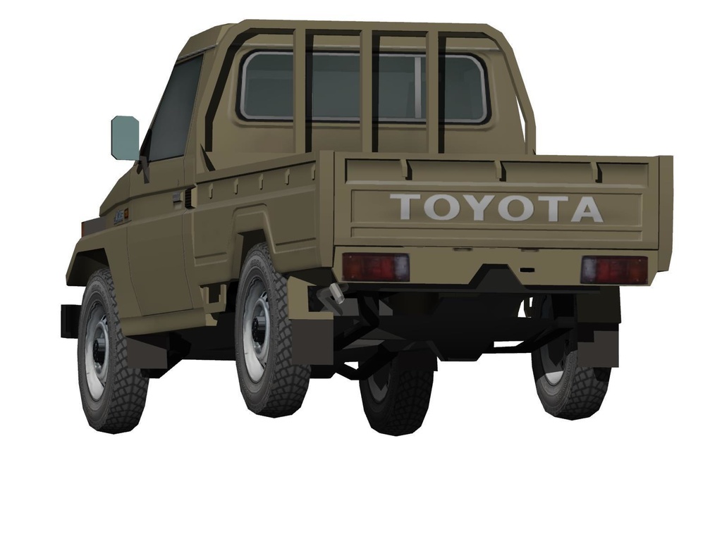 トヨタ・ランドクルーザー79風ピックアップトラック【おまけつき】