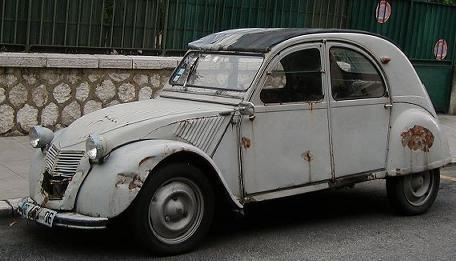 シトロエン2CV タイヤ痕テープ