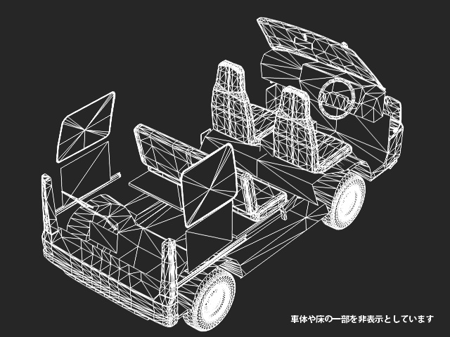 2009年型スバル・サンバーバン風軽ワンボックスバン