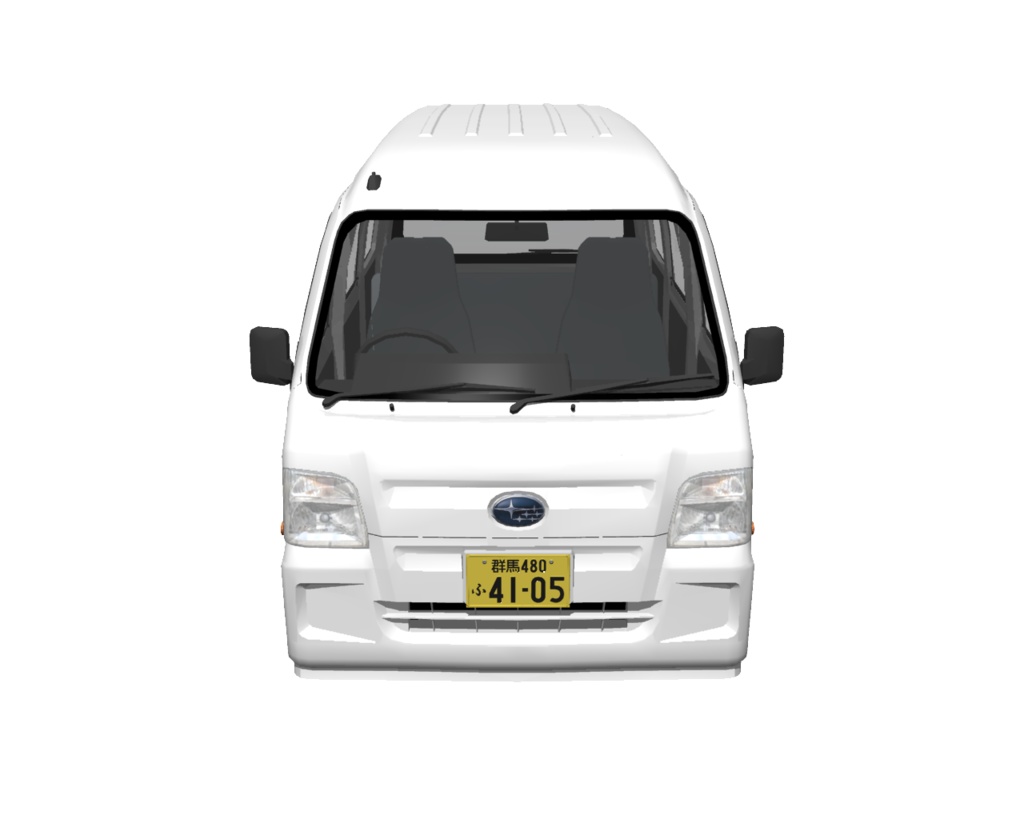 2009年型スバル・サンバーバン風軽ワンボックスバン