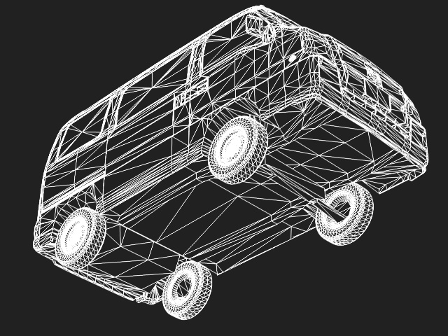 2009年型スバル・サンバーバン風軽ワンボックスバン