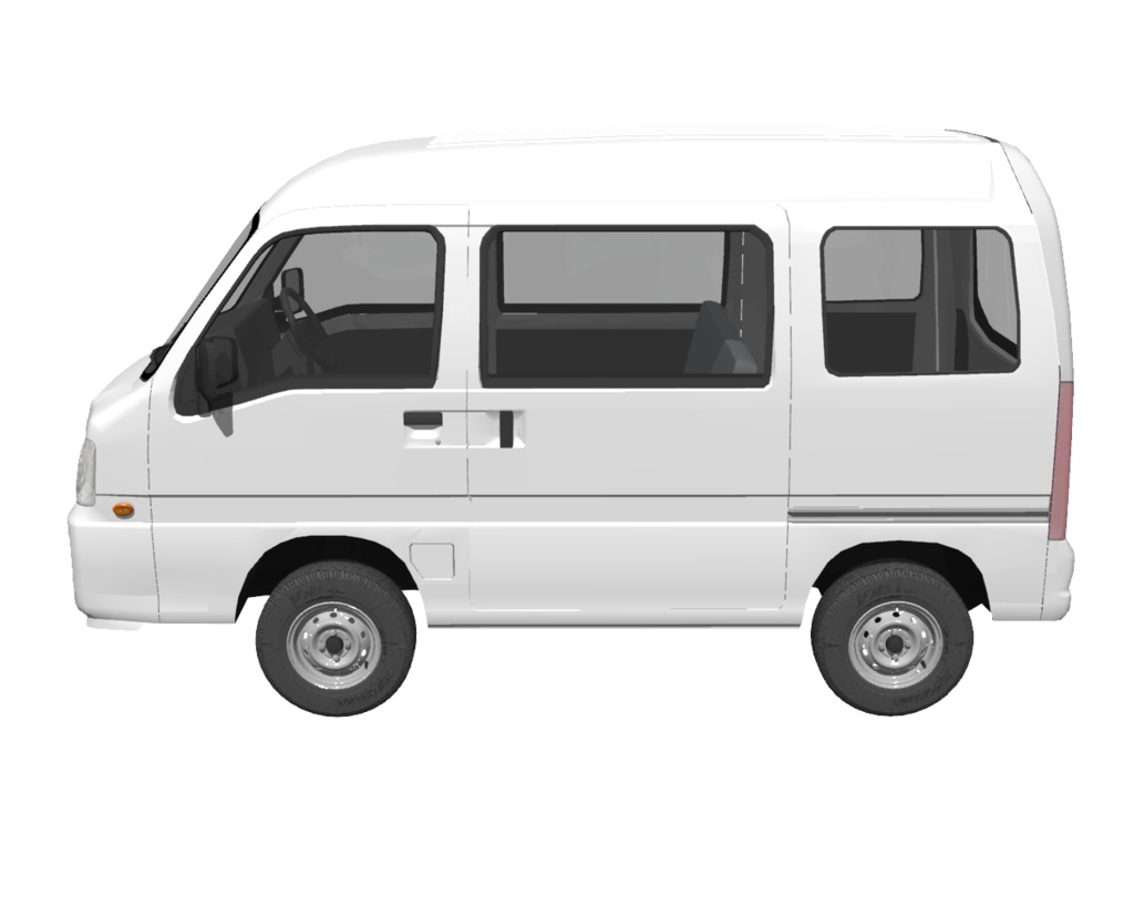 2009年型スバル・サンバーバン風軽ワンボックスバン