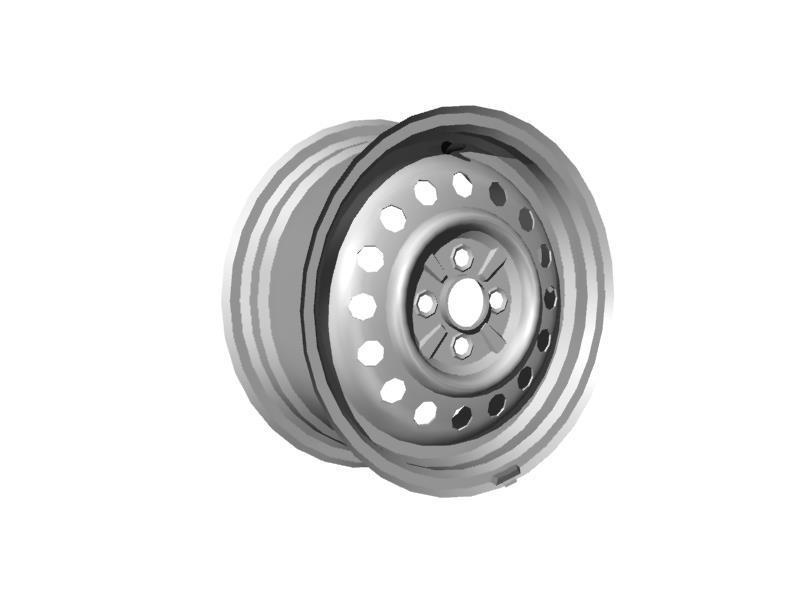 自動車用車輪(スチールホイール+タイヤ)