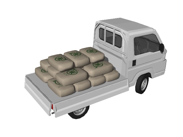 2015年型ホンダ・アクティ風軽トラック