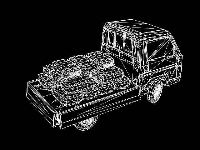 2015年型ホンダ・アクティ風軽トラック