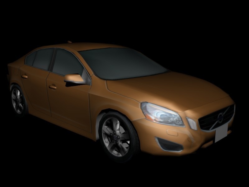 2010年型ボルボ・S60風セダン
