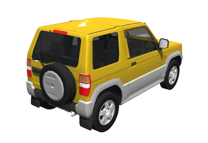 1998年型三菱・パジェロミニ風軽SUV